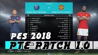 PTE Patch 1.0  l Pro Evolution Soccer 2018 I Steam and CPY Version