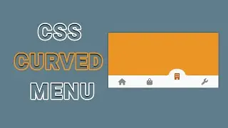 CSS Curved Menu Design Effects Very Simple to Create Using HTML and CSS 