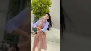 Cute Beautiful Desi School Uniform Girl Dancing Hot