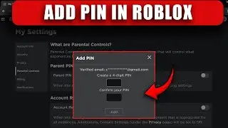 How to Add a Pin to Your Roblox Account (2024)