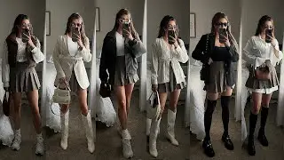 Pleated Skirt Fall Lookbook 2022 | 7 Fall Outfits | Dark Academia Aesthetic