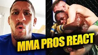 MMA Pros React 😲Dricus Du Plessis submits Israel Adesanya - Part 2 👊 UFC 305