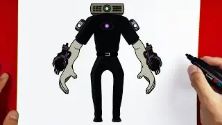 How to Draw New Mecha Projector Man Boss | Skibidi Toilet