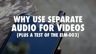Why use separate audio for videos?