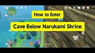 How to Enter Cave Below Narukami's Shrine - Genshin Impact Guide