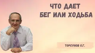 Торсунов О.Г.  Что дает бег или ходьба