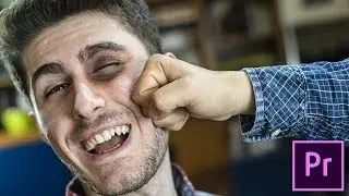 REALISTIC PUNCH IN THE FACE! - Tutorial Adobe Premiere Pro CC 2018