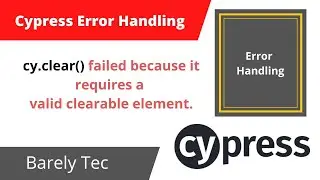 cy.clear() failed because it requires a valid clearable element. | FIXED | 2022 | Hindi/Urdu