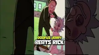 Doofus Jerry Beats Rick and Becomes The Strongest | Rick and Morty Season 7 Episode 10 God Jerry