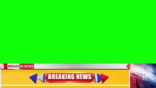 Breaking News Frame Green Screen ✅️ Free Lowerthirds