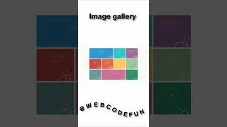 Image gallery in html css js #frontend #developer #uiux #gsap #animation #tutorial #online #learning