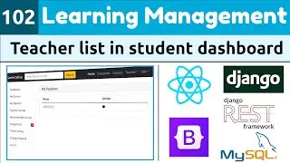 Django ReactJs LMS 