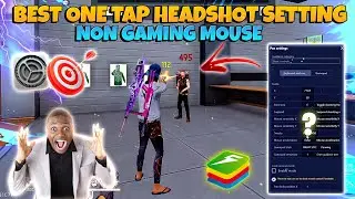Best One Tap Headshot Setting ⚙ | Bluestacks 5 Secret One Tap Setting 😱 | Free Fire