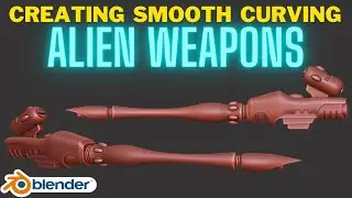 Modeling Alien Sci-fi Weapons in Blender - The Perfect Tool