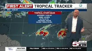 VIDEO: Tropical Storm Sean forms in Atlantic