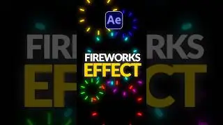 Fireworks effect | After effects tutorial | 