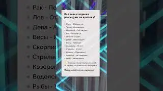 Как знаки зодиака реагируют на критику?