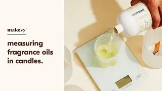 how to measure fragrance oil for candle making 📏