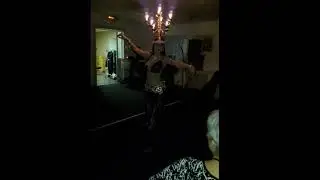 Танец с канделябром! Руководитель школы восточного танца 