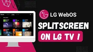 How To Split Screen On LG TV !