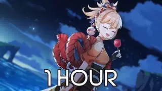 Yoimiya Teaser OST 1 HOUR - The Queen of Summer on Narukami Island (tnbee mix) | Genshin Impact