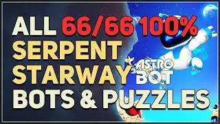 All Serpent Starway Bots and Puzzles 100% Walkthrough Astro Bot