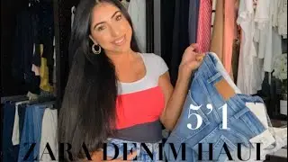 ZARA DENIM TRY ON HAUL 2021 | FOR MY PETITE GIRLS