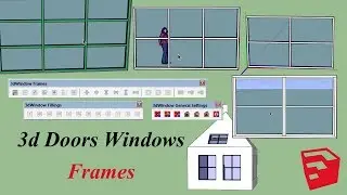 3d Doors Windows Frames Plugin For Sketchup