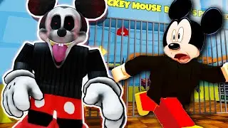 Mickey Mouse Escape EVIL MICKEY BARRY'S PRISON in Roblox