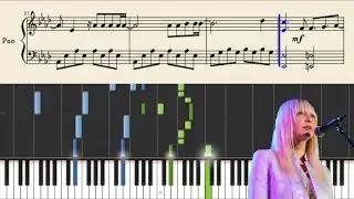 Sia - Bird Set Free - Piano Tutorial + Sheets