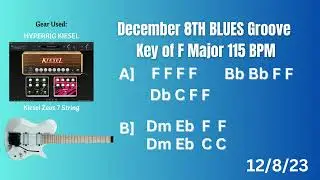 Dec 8th 2023 Blues Groove Preview