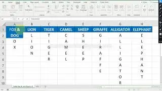 Amazing trick to SPLIT WORDS to separate letters dynamically in excel