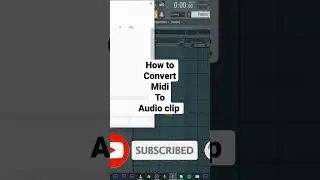 How to convert midi to audio clip