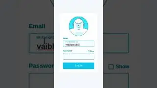 Yeti Animated Login  🙈 | 