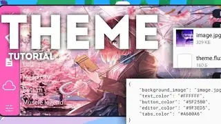 FLUXUS THEME TUTORIAL | DOWNLOAD THEME | КАК ПОМЕНЯТЬ ТЕМУ В ФЛЮКСУС