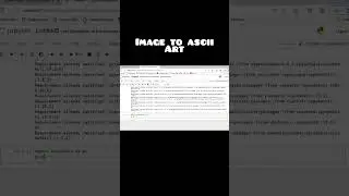 image to ASCII art using python  | JAVA | JAVA PROGRAM | PROGRAMMING |