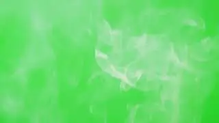 Green Screen | Chroma Key | Abstract smoke on green chroma key background  4K