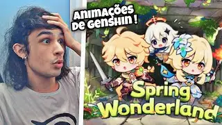 Killua reagindo ao Genshin Hoyofair 2023 (show de animações de genshin)