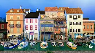 Burano Venice House • The Sims 4 • No CC | Speed Build