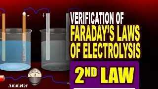 Verification of Faraday's Second Law of electrolysis | Physics4students