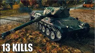 Leopard 1 БОЙ НА 13 ФРАГОВ. ⚠⚠⚠ Прохоровка - танк Leopard 1 Мастер, World of Tanks