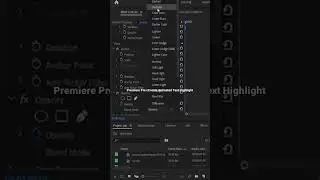 Premiere Pro cc -Create Animated Text Highlights #premierepro #shorts #tutorial