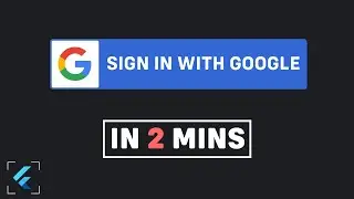 Flutter Tutorial - Login With Google in 100 Seconds