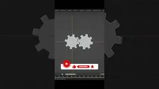 How to Create a Gear Rotation Animation in Blender - Easy Tutorial 