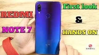 Redmi Note 7 - First look and hands on | YT Vishal