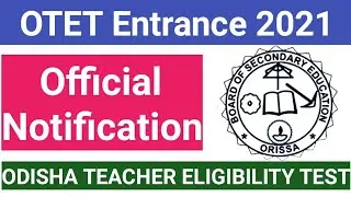 OTET NOTIFICATION 2021 // OTET ENTRANCE 2021 ||