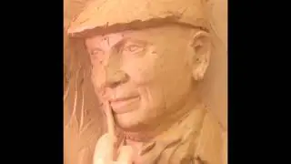Bas-relief (modelage original) - Sculpteur Petrus