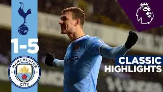 SINKING SPURS IN STYLE | Tottenham Hotspur 1-5 Man City | Džeko, Agüero, Kompany and Yaya!