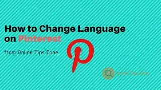 How to change Pinterest language