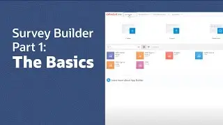 Survey Builder Part 1: The Basics